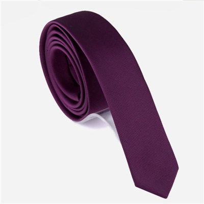 Plain Dyed Solid Color Stripe Necktie