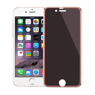 Rose Gold Privacy Tempered Glass For iPhone6 6P