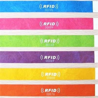one-off Tyvek rfid wristband tag