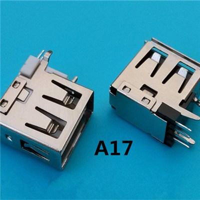 13.7MM 90 Degree Side Insert USB Connector