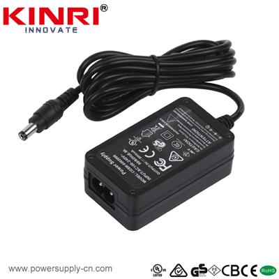 12W Desktop Power Adapter Available 3V-36V Output Class 2 Power Supply
