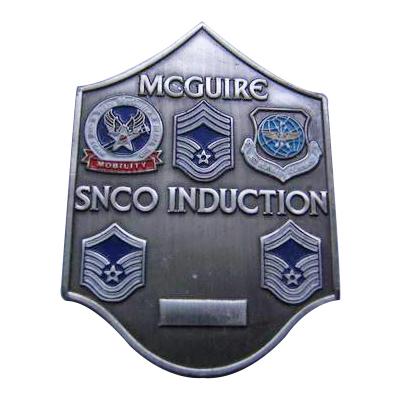 Personalized Antique Silver Soft Enamel Badge