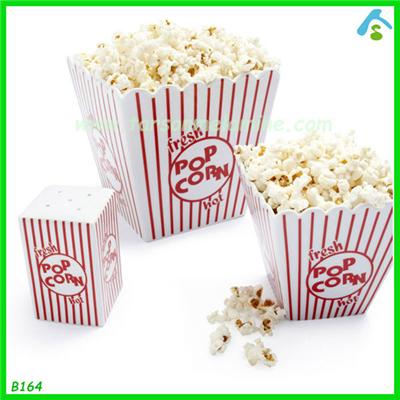 Plastic Popcorn Bowl Sets, Melamine Popcorn Bowl