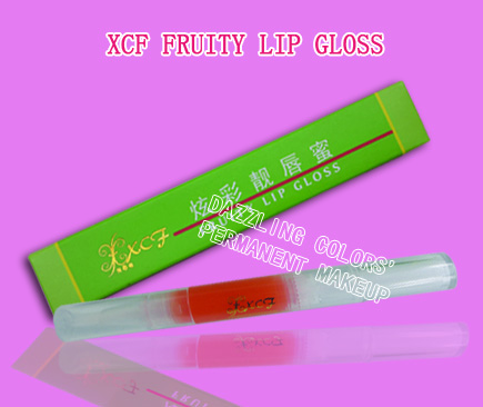 XCF fruity lip gloss/lip tattooing/dazzling colors/Permanent makeup Training