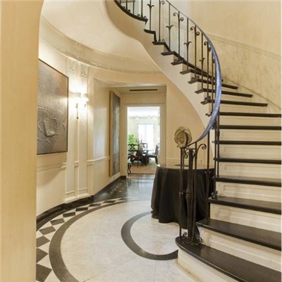 Stone Granite Marble Straight Arc Mordern Circuler Curved Round Staircase