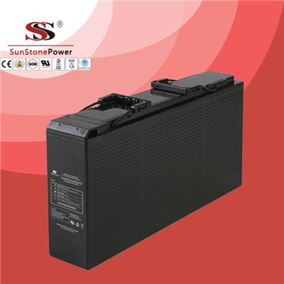 12V 125AH VG AGM Maintenance Free Rechargeable Lead Acid Deep Cycle Front Terminal Telecommunication UPS Battery