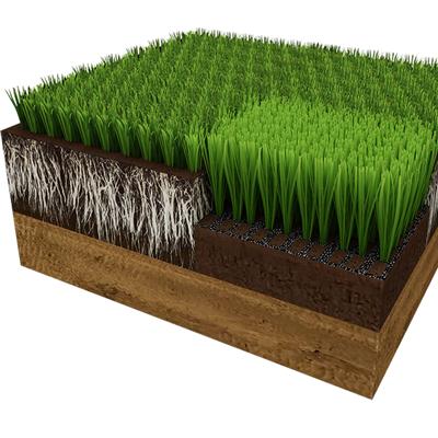 Mesh Grass Fake Turf Monofilament Hybrid High Quality Artificial Grass Carpet