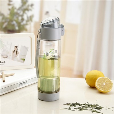 550ml Loose Leaf Tea Plastic Infuser Water Bottle Made In China