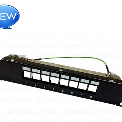 FTP Blank Patch Panel 8 Port (Suit To Load Cat.5e/Cat.6/Cat.6A