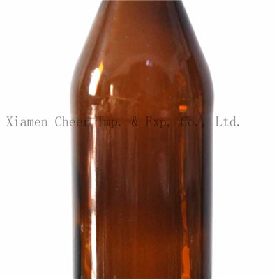 500ml Amber Color Glass Beer Bottle(PJ500-7)