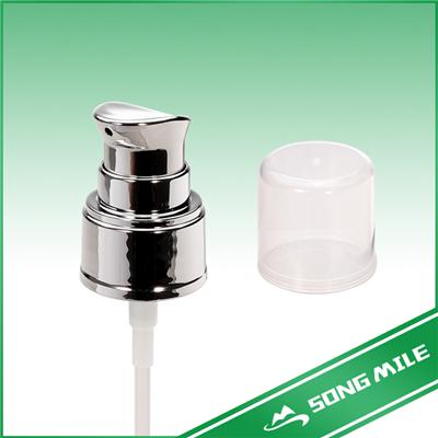 Silver Atomizer And Closure Lotion Cream Pump For Gel Cream