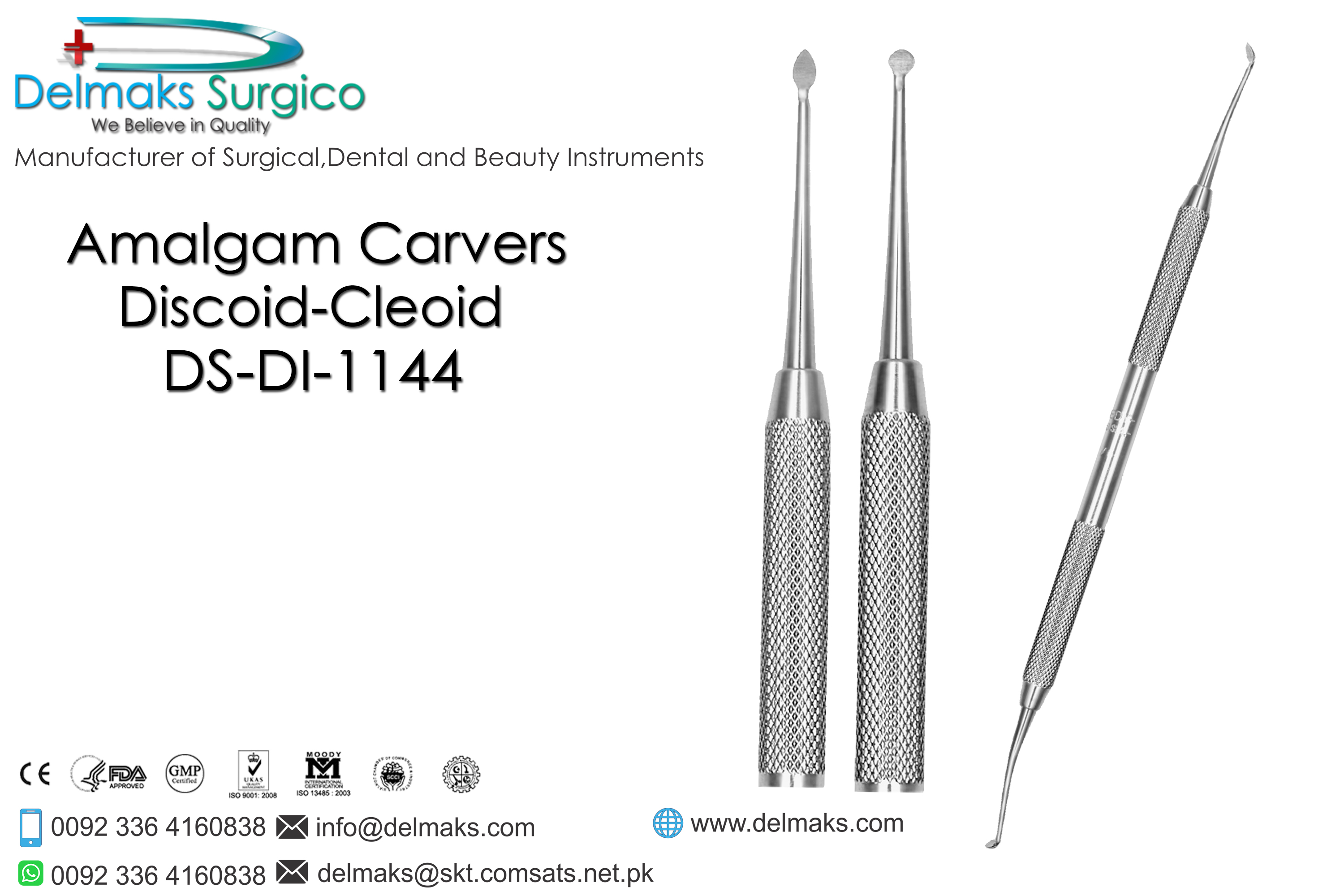 Angular Elevatros Potts-Oral And Maxillofacial Surgery Instruments-Dental Instruments-Delmaks Surgico