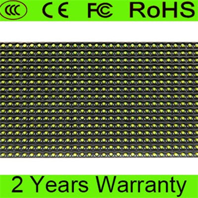 P10 Semi-outdoor Yellow Color Running LED Video Screens Module Panels