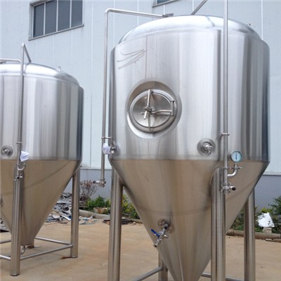 Glycol-Jacketed Conical Fermenter