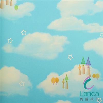Beautiful Blue Sky Wallpaper Design For Decoration LCPE1321102