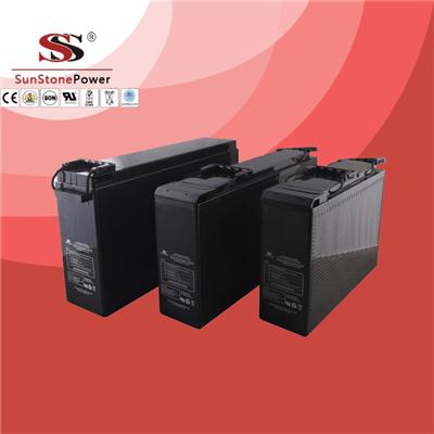 12V 110AH VG AGM Maintenance Free Rechargeable Lead Acid Deep Cycle Front Terminal Telecommunication UPS Battery