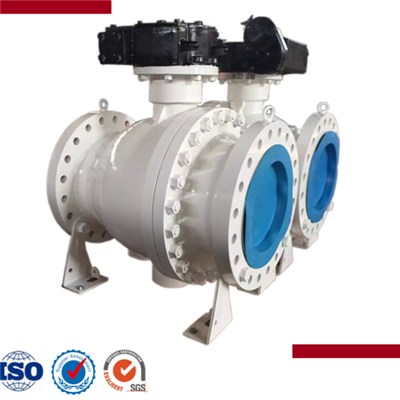 Forged Steel Flanged End Trunnion Ball Valve