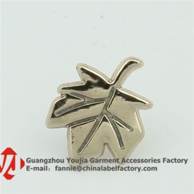 Leaf Shape Lapel Pin For Clothing