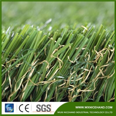 Four Tones Plastic Grass with SGS Certification