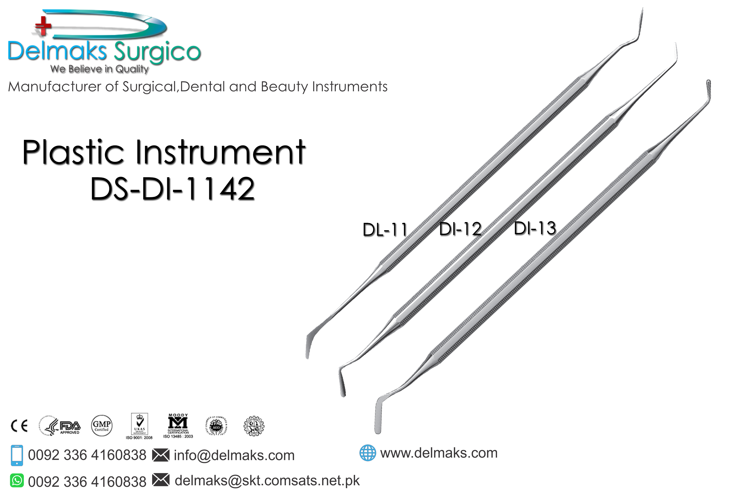 Plastic Instrument-Restorative Instruments-Dental Instruments-Delmaks Surgico