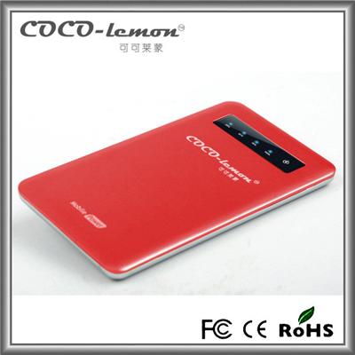 FYD-802 4300mAh utra thin power bank with stainless steel shell