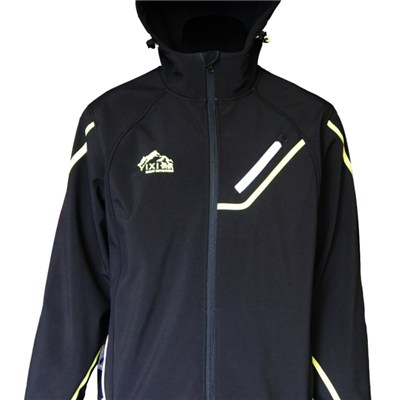 Black High Quality Mens Waterproof Outdoor Jackets