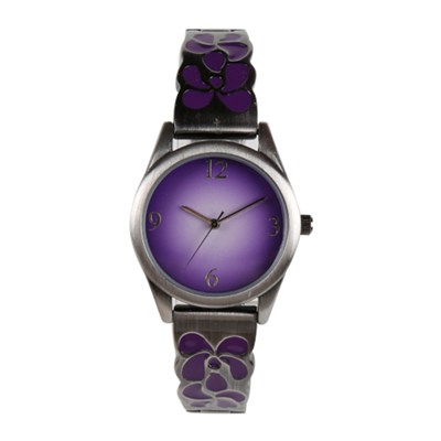 Custom Elegant Vintage Purple Color Ladies Dress Watches