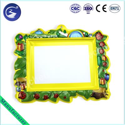 Lovely PVC Mirror Photo Frame For Children
