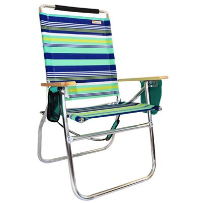 Favoroutdoor Aluminum Beach Chair With 18 Inches High Seat Big Tycoon Beach Chair