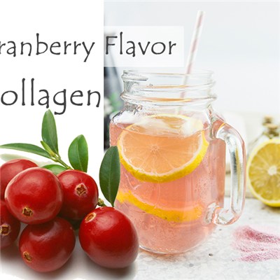 Cranberry Flavor Fish Collagen Solid Drink