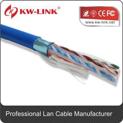 High Quality 23AWG 0.57mm Cat6 FTP CCA Ethernet Cable