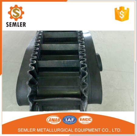 Large Dip Angle Skirt Rubber Conveyor Belt By China Manufacturer