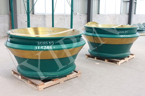 High manganese steel casted wear-resistant liner plate of the cone crusher (Mn19Cr2Mo)