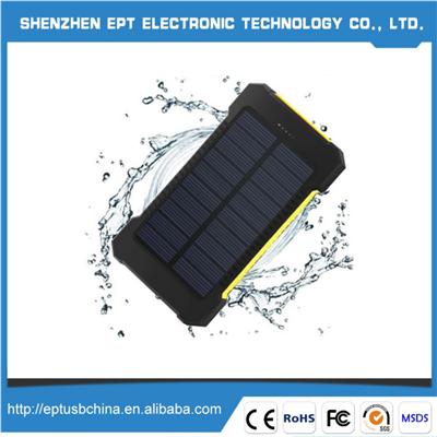 PBS11 Best Price Waterproof Solar Power Bank For Mobile Charging Price