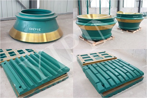 high manganese cone crusher bowl liner cone crusher mantle and concave for Metso, Sandvic, Terex, Finlay, Symons crushers