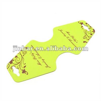 Free Sample Custom Adhesive Fashionable Jewelry Labels And Tags With CE Certificate