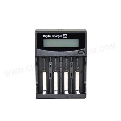 2 Slots Smart Charger With LCD Applied To Ni-MH, Ni-CD And Lithiium Battery