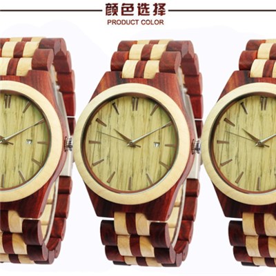 High Quality Best Selling Fashion Classical Unique Wooden Watch Wood Grain Watches