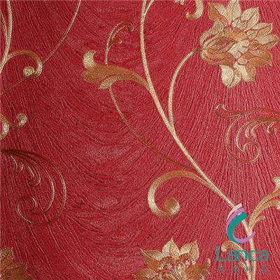 China Suppiers Interior Wall Art Panels Embossed Design Pvc Wallpapering LCPE0735606