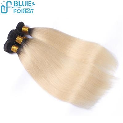 100% Human Hair Weft Straight/ Wavy/ Curly Extensions Customized Colors