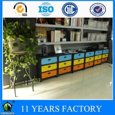 Metal Industrial Colorful 3-drawer Office Use File Cabinet For Sale