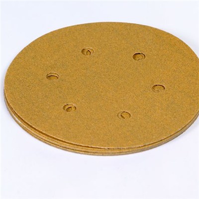 Aluminum Oixde Velcro Abrasive Sanding Paper Discs For Automobile