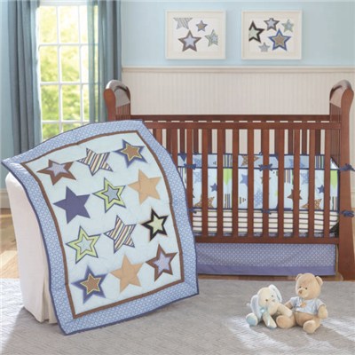 Custom Printed 3d Baby Crib Bedding Set Wholesale Bulk
