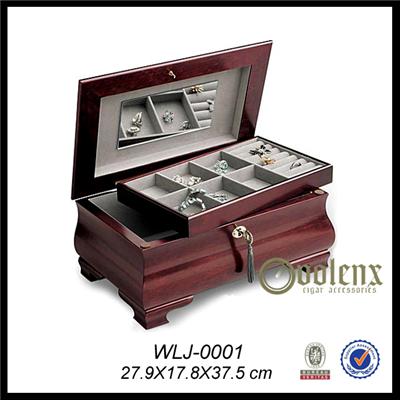 12 Watches Glass Top Wooden Watch Box