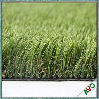 Green Color Playground Synthetic Grass , Playground Fake Grass For Outside
