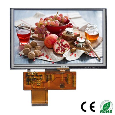 High Brightness 5inch WVGA TFT Touch Module