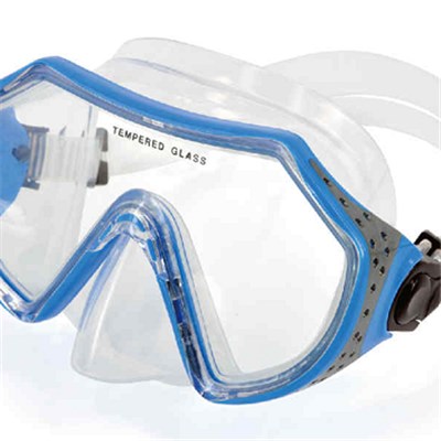 Tempered Glass Silicone Skirt&strap Diving Mask