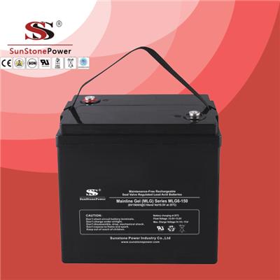 6V 150AH MLG GEL Maintenance Free Rechargeable Lead Acid Deep Cycle UPS Full Solar Accumulator Battery