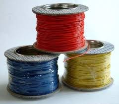 Electric wires with PVC insulated