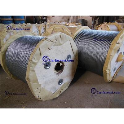 Hot Dipped Galvanized Steel Wire Rope 6*24